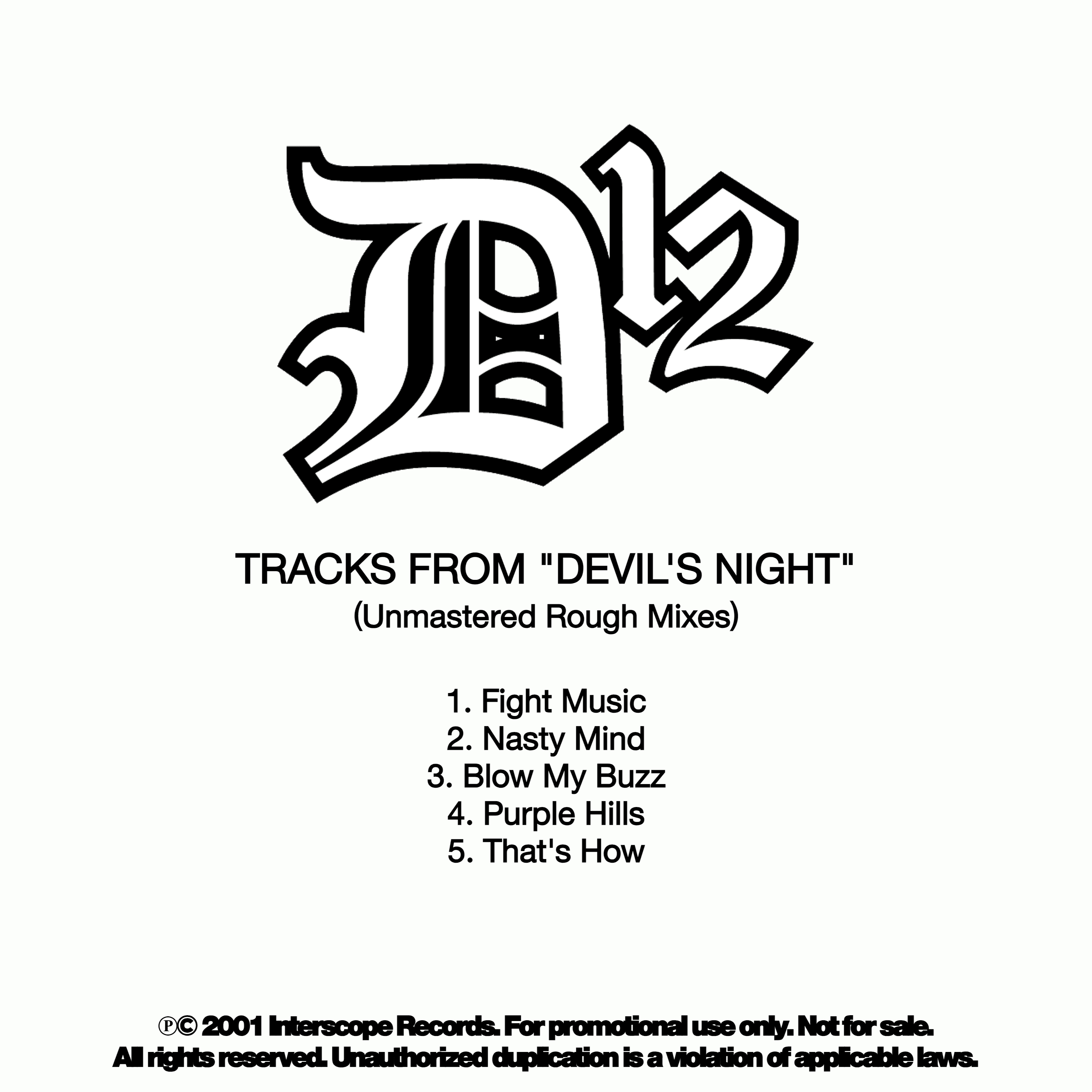 Unmastered Rough Mixes